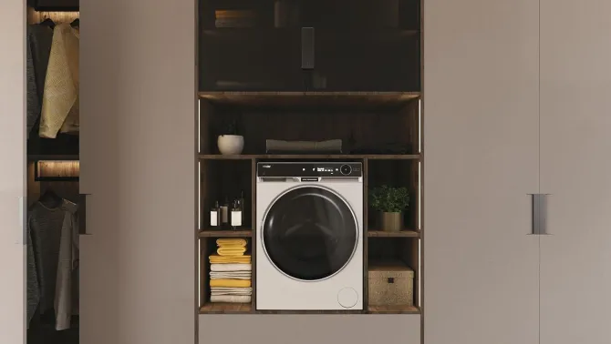 Haier X Serie 11, Lavasciuga 12+7 KG, Libera Installazione, Classe A-20%, 1600 giri, Opzione Vapore, 18 programmi, App hOn, Capacità XXL, AxLxP 85x60x66 cm, Bianca - HWD120BD16397EUS