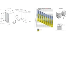 HISENSE HV63D16EX - Lavastoviglie Incasso built-in, Classe D 16 coperti, 6 programmi, 3 cestelli, 7 temperature - Bianco
