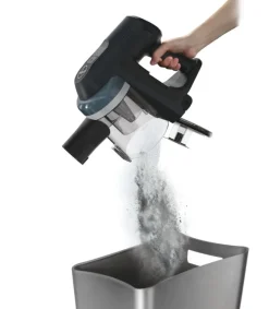 Hoover HF401P 011 Aspirapolvere ricaricabile multiuso, EPA Senza sacchetto 0,7 L 190 W Blu, Grigio, Argento 2,5 Ah