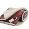 Imetec 16715 coperta/cuscino elettrico Coperta elettrica 150 W Multicolore Velluto