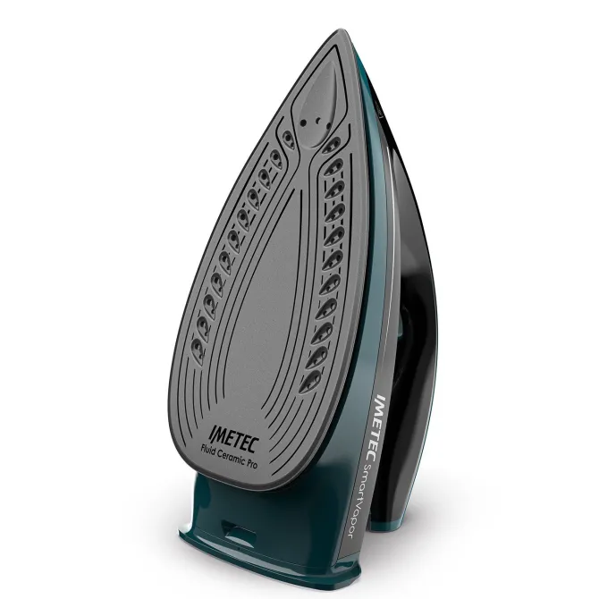 Imetec Smartvapor Ferro da Stiro Generatore di Vapore, Vapore 2 volte più potente, Fino a 6,0 Bar Pump, 2400 W, Colpo di vapore da 350 g, Piastra Flui