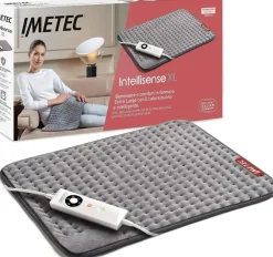 Imetec Termoforo Extra Large Intellisense XL per schiena e gambe, 38x50 cm, 5 temperature, Riscaldamento rapido