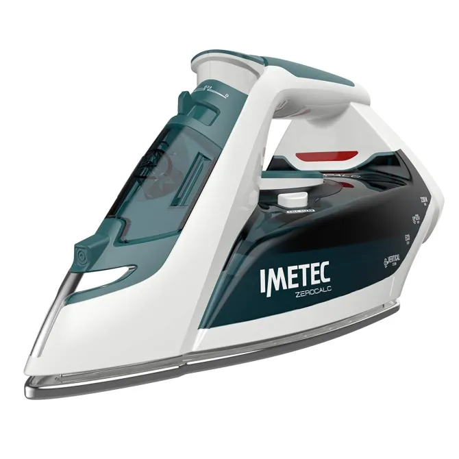 IMETEC 9006 - ZeroCalc Ferro da Stiro Z1 2500, Tecnologia Anticalcare, Piastra Inox 2200W, Colpo Vapore 120 g, Tecnologia a Risparmio Energetico