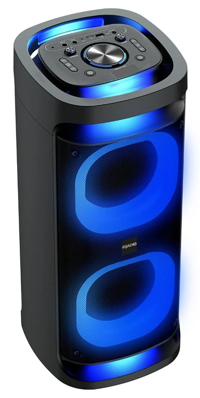 Irradio IR-PS80 OMNIA4-Sound, party speaker, con LED RGB