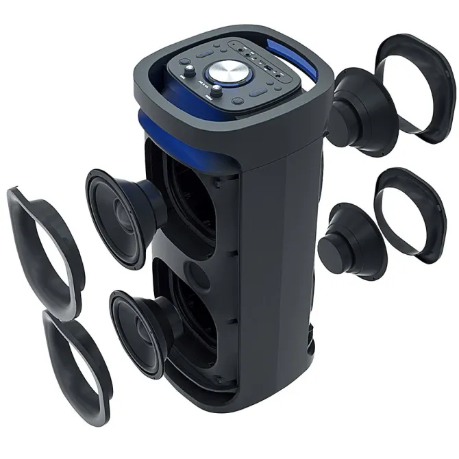 Irradio IR-PS80 OMNIA4-Sound, party speaker, con LED RGB
