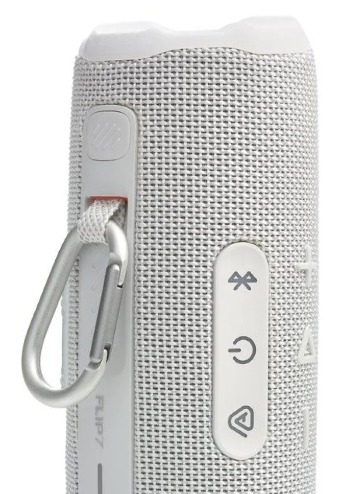 JBL - FLIP 7 - Speaker Altoparlante 25W, Bluetooth 5.4, Suono audace JBL Pro con AI Sound Boost Fino, autonomia 16h - Bianco