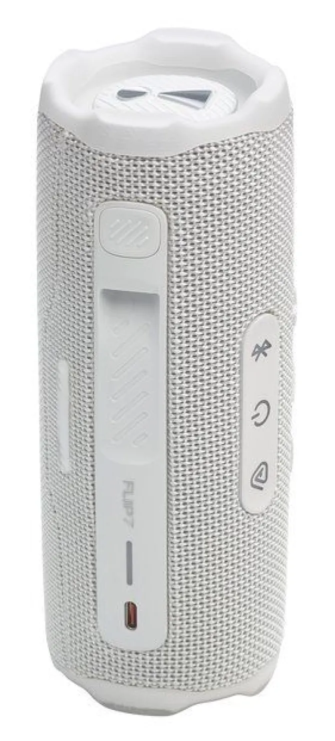 JBL - FLIP 7 - Speaker Altoparlante 25W, Bluetooth 5.4, Suono audace JBL Pro con AI Sound Boost Fino, autonomia 16h - Bianco