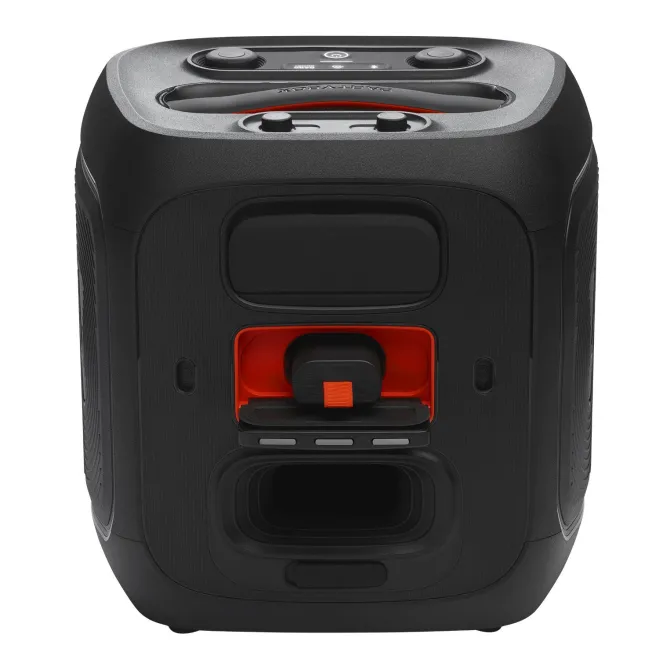 JBL PartyBox Encore 2, Speaker Wireless Bluetooth per Feste con Microfono Wireless, 15 Ore di Autonomia, Splashproof IPX4, Suono Pro con AI Sound Boost e Connessione Multi-Speaker Auracast, Nero