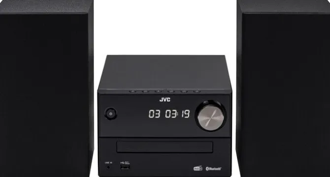 JVC Set Microsistema Audio da Casa UX-C25DAB 14W Nero