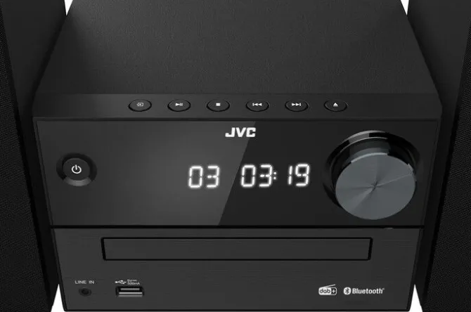 JVC Set Microsistema Audio da Casa UX-C25DAB 14W Nero