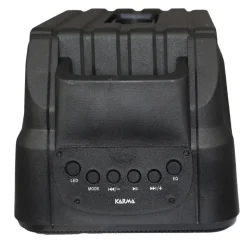 KARMA - INFINITY - Diffusore amplificato ricaricabile, Lettore MP3, Bluetooth 5.0 - Nero