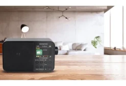 KENWOOD - CR-M30DAB - Radio sveglia, Dual Alarm, Bluetooth 5.0, 40 Stazioni memorizzabili - Nero