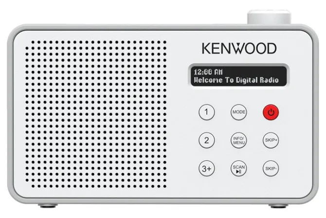 Kenwood CR-M25DAB-W radio Portatile Digitale Bianco