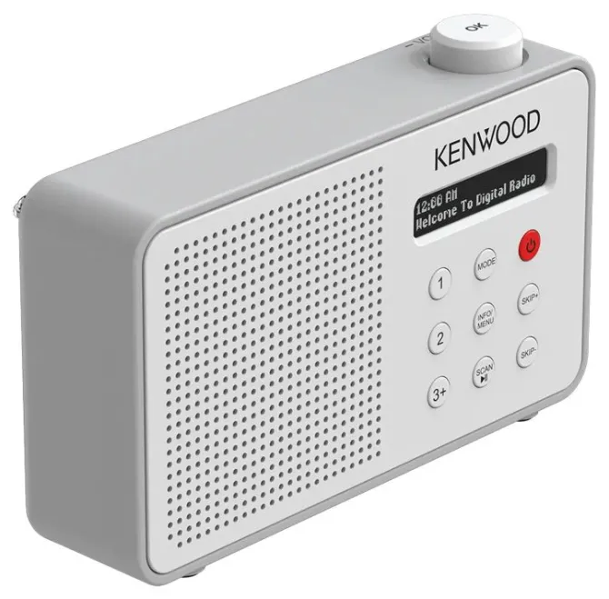 Kenwood CR-M25DAB-W radio Portatile Digitale Bianco