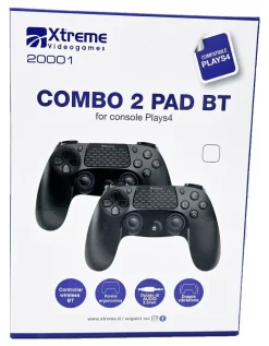Kit due Plays 4 Wireless Controller XTREME8022804200013 con Bluetooth e ingresso cuffia