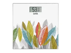 LAICA - PS1076 - Bilancia Pesapersone in vetro, max 180 Kg - Bianco