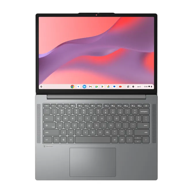 Lenovo Chrome 14M8911 MediaTek Kompanio 540 Chromebook 35,6 cm (14'') WUXGA 8 GB LPDDR5x-SDRAM 128 GB UFS Wi-Fi 6E (802.11ax) ChromeOS Italiano Grigio