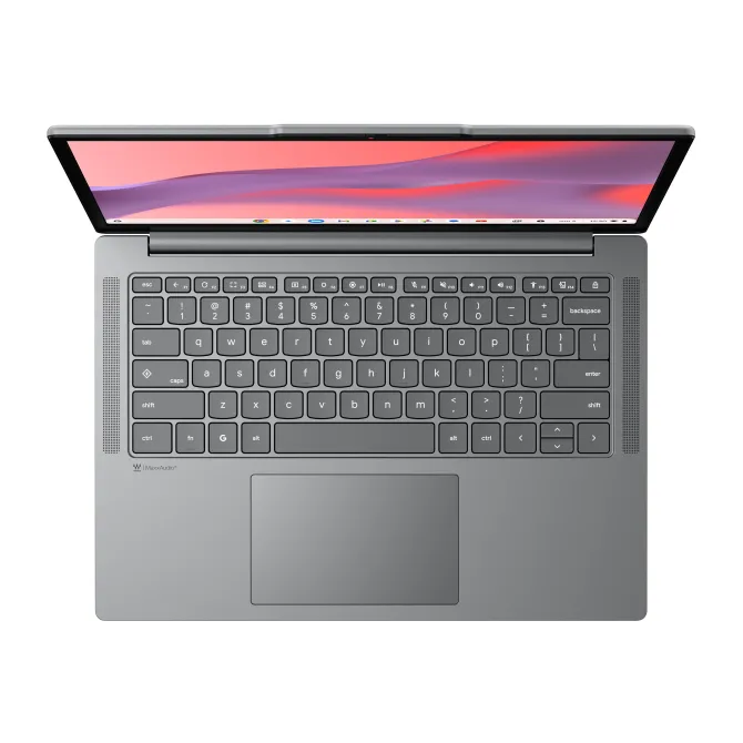 Lenovo Chrome 14M8911 MediaTek Kompanio 540 Chromebook 35,6 cm (14'') WUXGA 8 GB LPDDR5x-SDRAM 128 GB UFS Wi-Fi 6E (802.11ax) ChromeOS Italiano Grigio