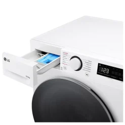 LG D4R5010TSWS Lavasciuga 10/6kg AI DD, Serie R5 Classe D, 1400 giri, Bianca