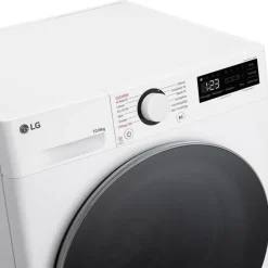 LG D4R5010TSWS Lavasciuga 10/6kg AI DD, Serie R5 Classe D, 1400 giri, Bianca