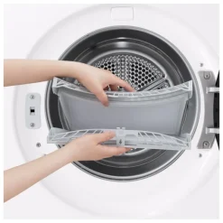 LG RHX7010TWB Asciugatrice 10kg Pompa di calore, Classe C, Motore Direct Drive, AI Dry