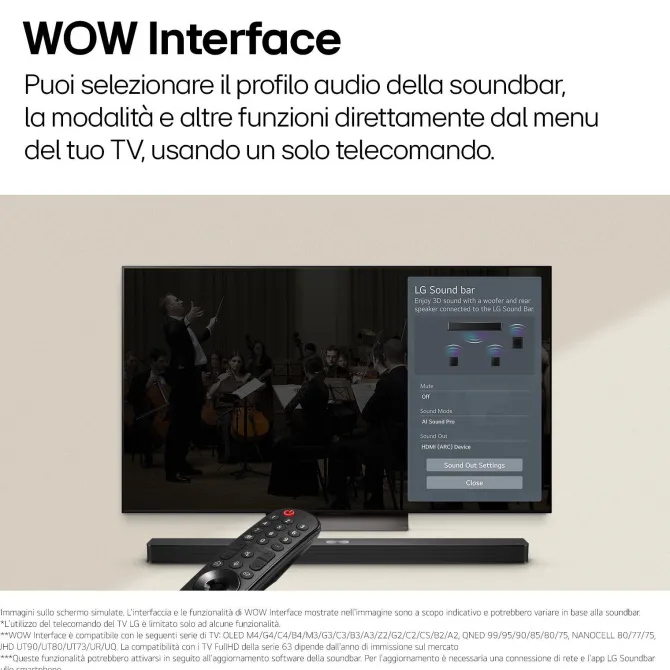 Lg - Soundbar + Subwoofer S60t-nero