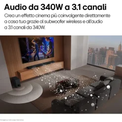 Lg - Soundbar + Subwoofer S60t-nero