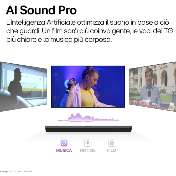 Lg - Soundbar + Subwoofer S60t-nero