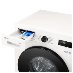 LG W4NX1095NWB Lavasciuga 9/5kg Serie X1, Classe A/E, 6 Motion Direct Drive, Wi-Fi, 1400 giri, Allergy Care, Bianca