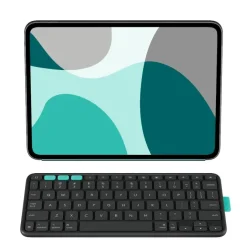 LOGITECH - FLIP FOLIO IPAD PRO 11 - Custodia tablet-ebook-palmari 11 pollici + tastiera Bluetooth - Graphite