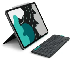 LOGITECH - FLIP FOLIO IPAD PRO 13 custodia con tastiera per iPad Pro (M4) e iPad Air 13 pollici - Graphite