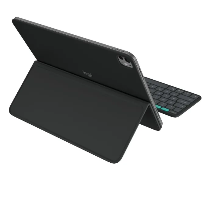 LOGITECH - FLIP FOLIO IPAD PRO 13 custodia con tastiera per iPad Pro (M4) e iPad Air 13 pollici - Graphite