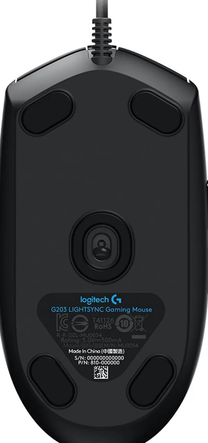 Logitech G G203 LightSync mouse USB tipo A 8000 DPI