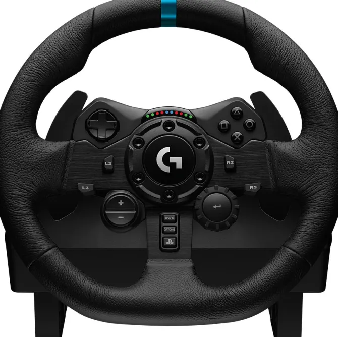 Logitech G G923 Sterzo + Pedali PC, PlayStation 4/Playstation 5 Nero