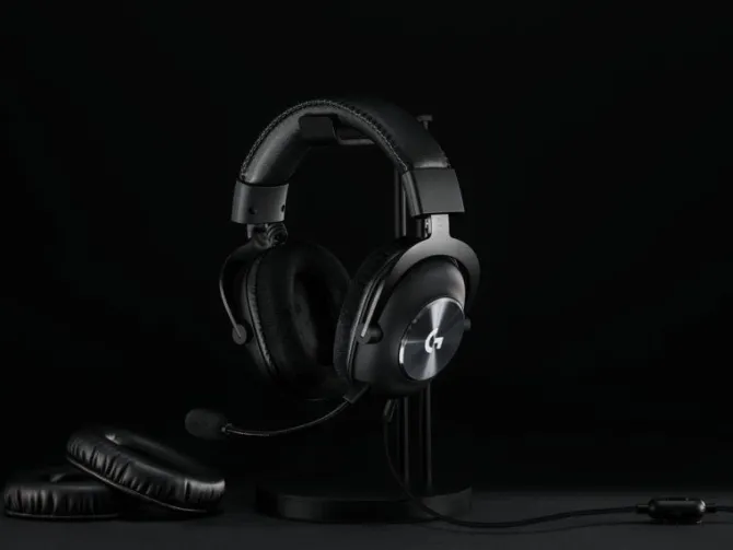 Logitech G PRO X Wired + HS Stand cuffia con microfono Gaming, audio surround 7.1 - Nero