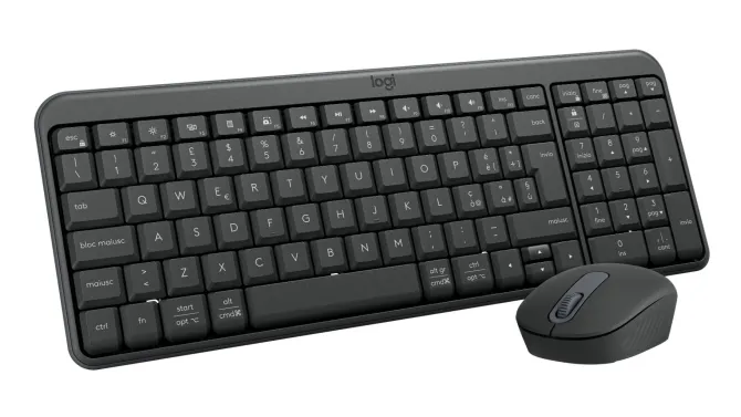 LOGITECH - MK250 - Tastiera + Mouse Wireless - Graphite