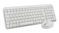 LOGITECH - MK250 - Tastiera + Mouse Wireless - Off White