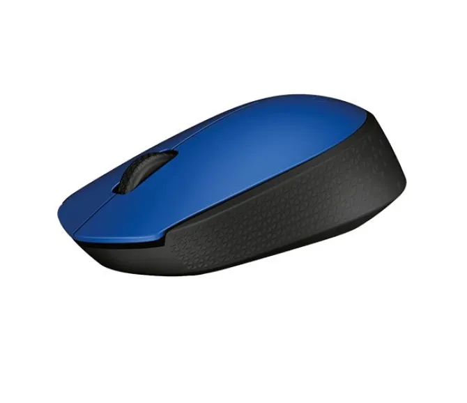 LOGITECH - M171 Mouse Puntamento Ottico LED, connessione Infrarossi, Ricevitore Wireless Nano, 3 pulsanti - Blu