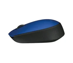 LOGITECH - M171 Mouse Puntamento Ottico LED, connessione Infrarossi, Ricevitore Wireless Nano, 3 pulsanti - Blu