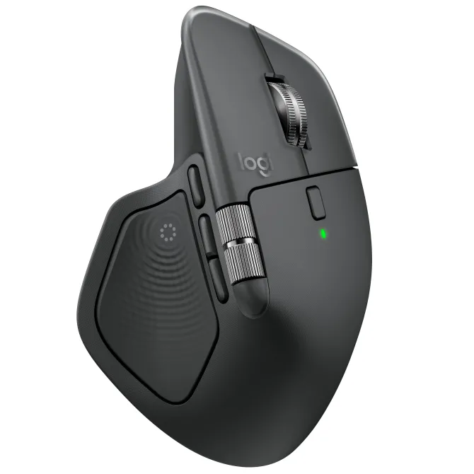Logitech MX Master 4 Mouse Wireless 8000 DPI con Feedback Tattile e Scorrimento MagSpeed