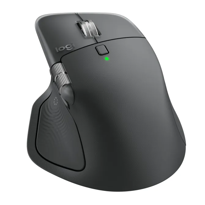 Logitech MX Master 4 Mouse Wireless 8000 DPI con Feedback Tattile e Scorrimento MagSpeed