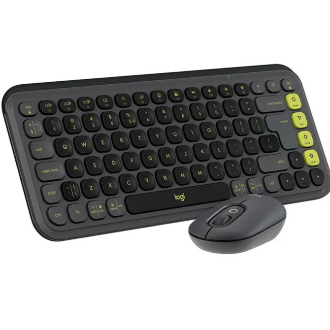 LOGITECH - Tastiera + Mouse POP ICON COMBO - Graphite