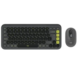 LOGITECH - Tastiera + Mouse POP ICON COMBO - Graphite