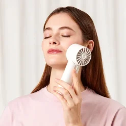 MACOM - Mini ventilatore portatile ICE FAN nebulizzatore, 162 mm, batteria al litio da 2000mAh, Ricarica USB-C,