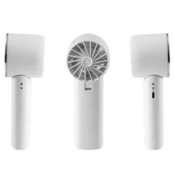 MACOM - Mini ventilatore portatile ICE FAN nebulizzatore, 162 mm, batteria al litio da 2000mAh, Ricarica USB-C,