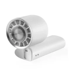 MACOM - Mini ventilatore portatile ICE FAN nebulizzatore, 162 mm, batteria al litio da 2000mAh, Ricarica USB-C,