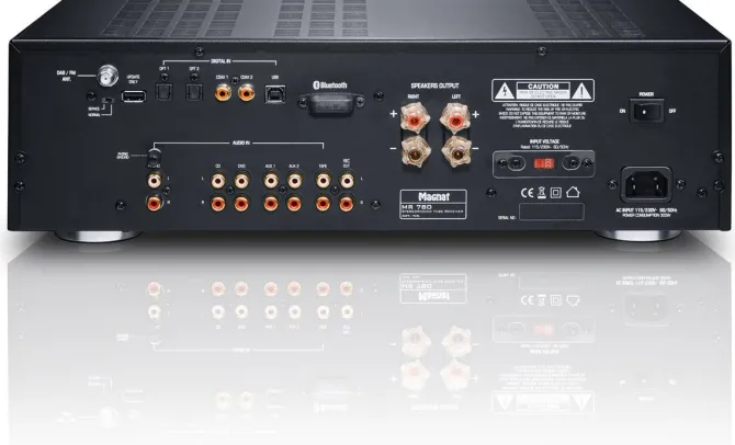 Magnat MR 780 Stereo 2.0, Lettore CD, 75W per Canale, DAB+/FM, Bluetooth