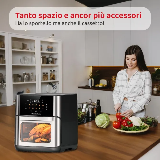 Melchioni Family Friggitrice ad Aria 12L FLORA