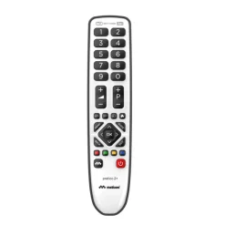 Meliconi Gumbody Pratico 2+ Telecomando IR Wireless TV, Set-Top Box TV Pulsanti