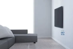 Meliconi SlimStyle 400F Supporto Fisso Ultra Sottile da Parete per Tv a Schermo Piatto da 32’’ a 82", VESA 200-300-400 mm